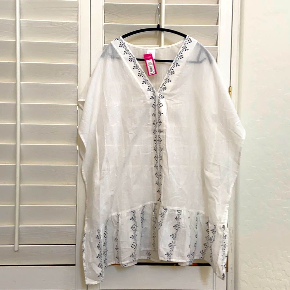 Oversized tunic/cover-up